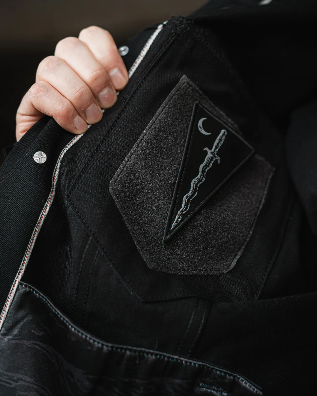 Coven - Trucker Jacket - The Wormshell - Black Loom - Image 11