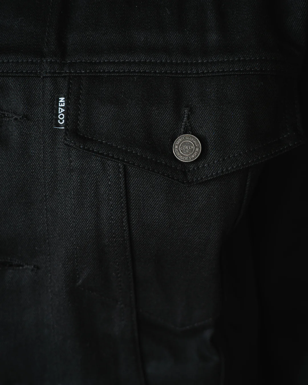 Coven - Trucker Jacket - The Wormshell - Black Loom - Image 17