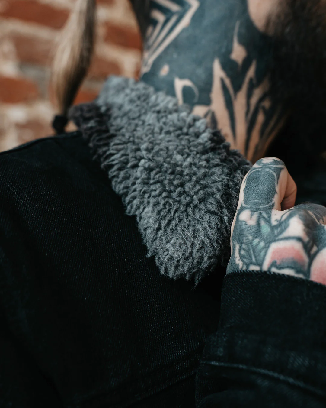 Coven - Winter Trucker Jacket - Wormshell of Black Winter - Image 17