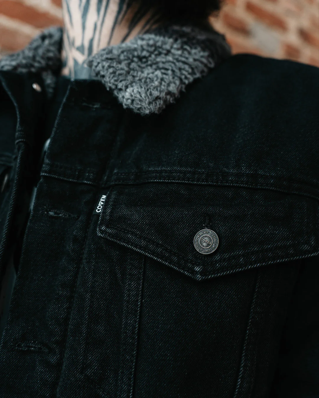 Coven - Winter Trucker Jacket - Wormshell of Black Winter - Image 24