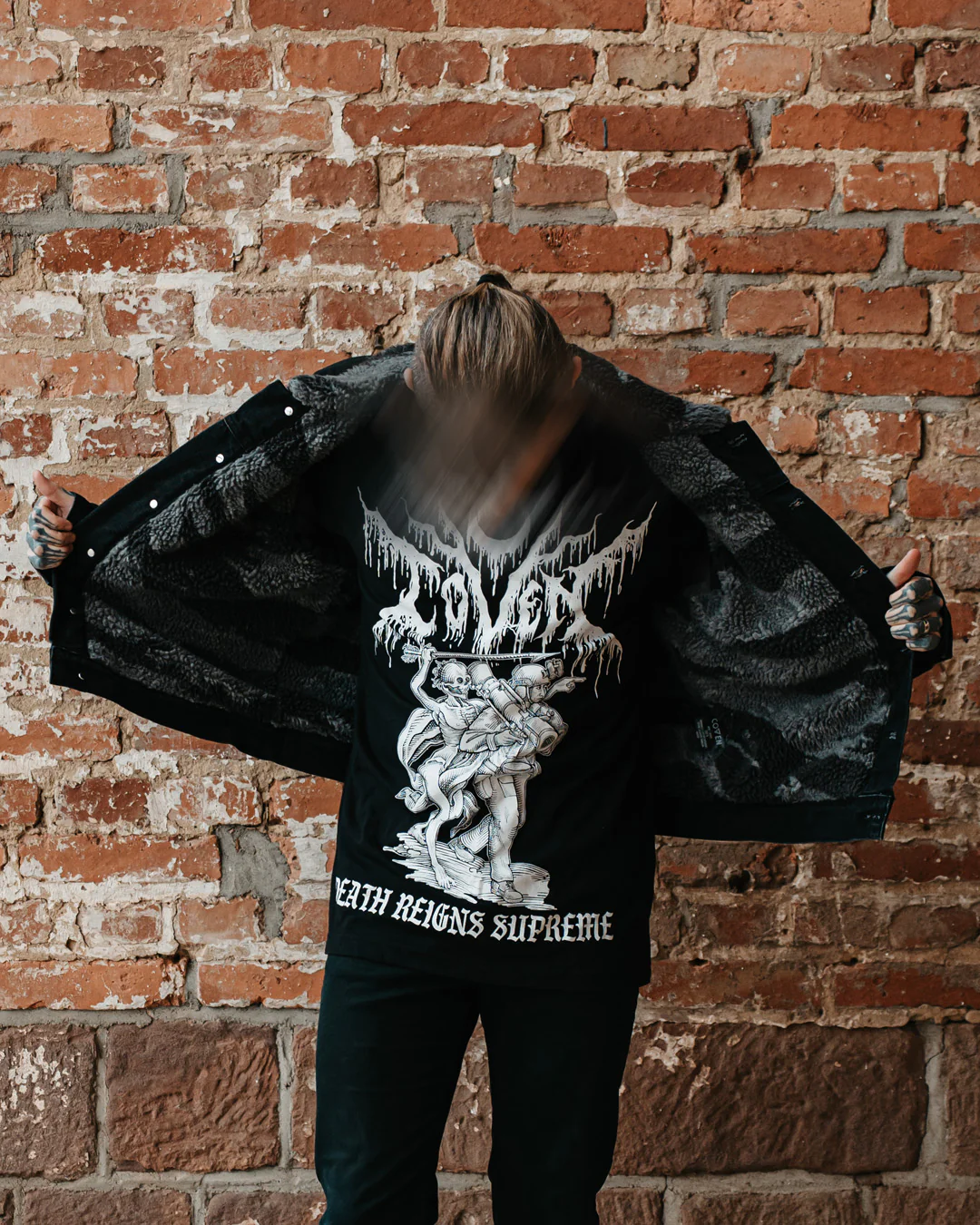 Coven - Winter Trucker Jacket - Wormshell of Black Winter - Image 25