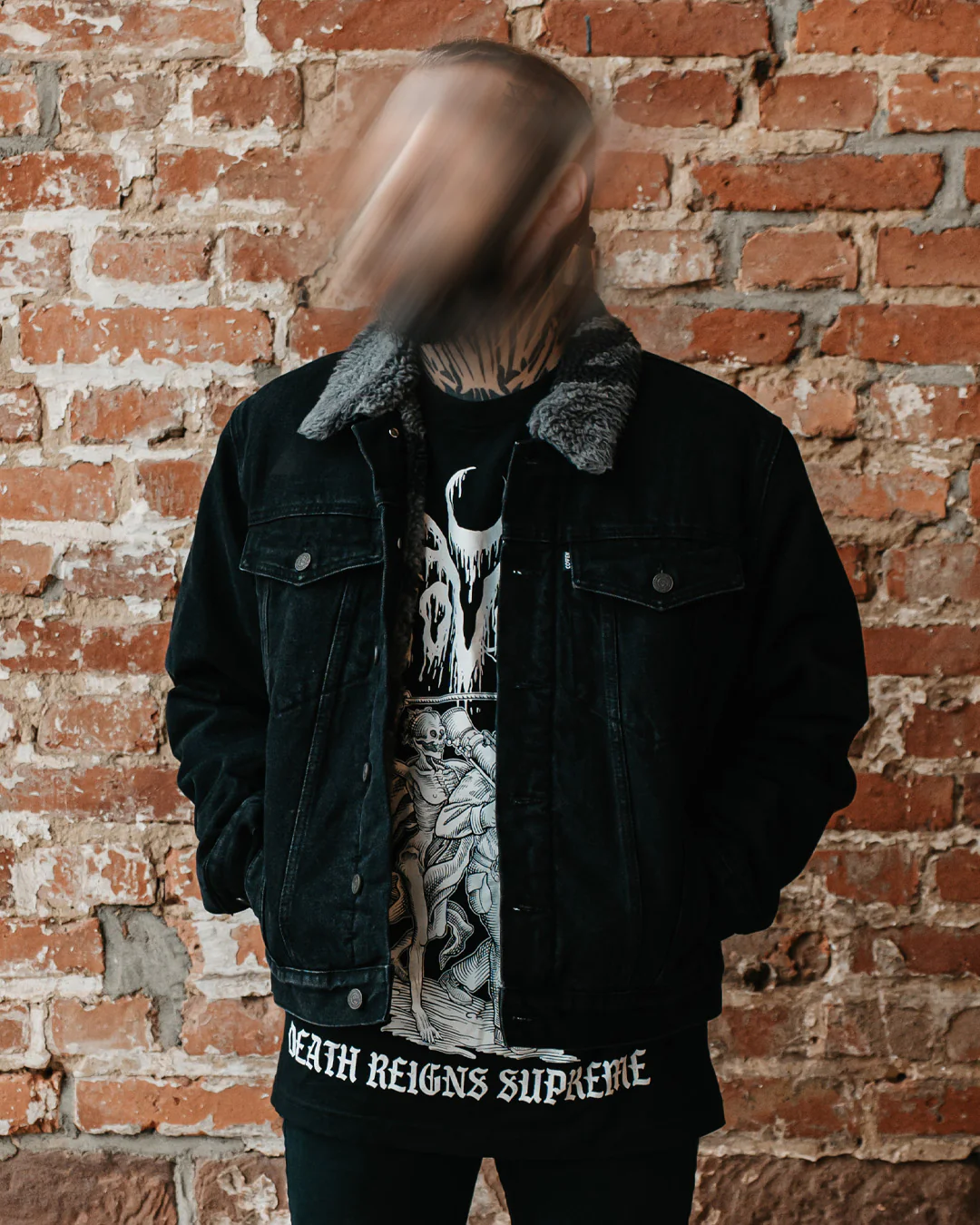 Coven - Winter Trucker Jacket - Wormshell of Black Winter - Image 37