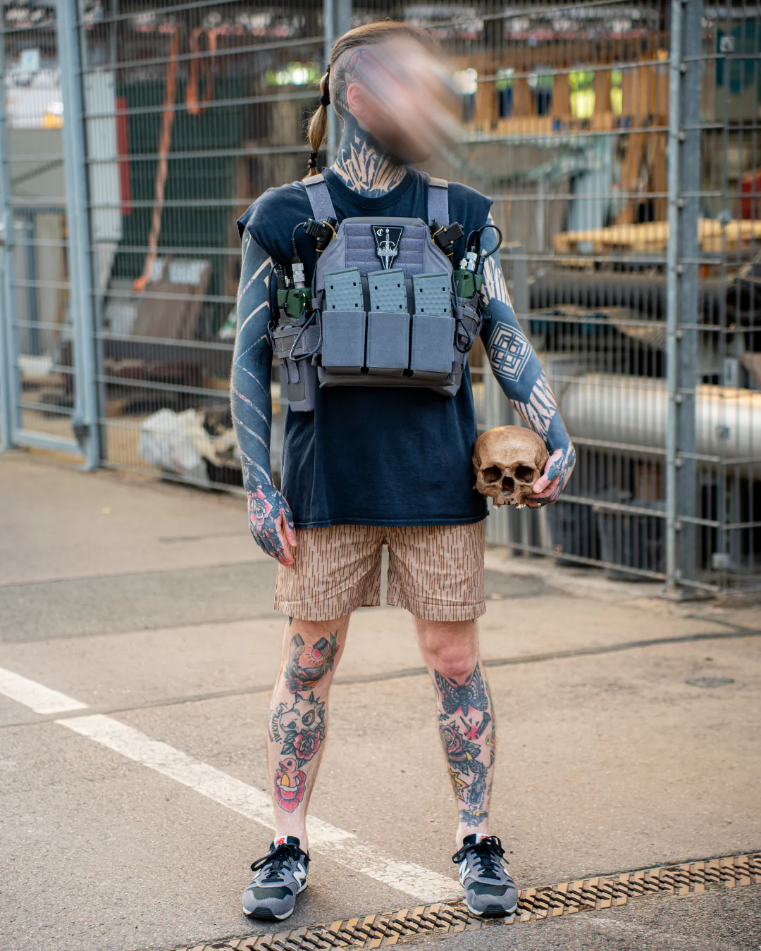 Cutthroat Shorts - EinStrichkeinStrich / Raindrop - Image 3