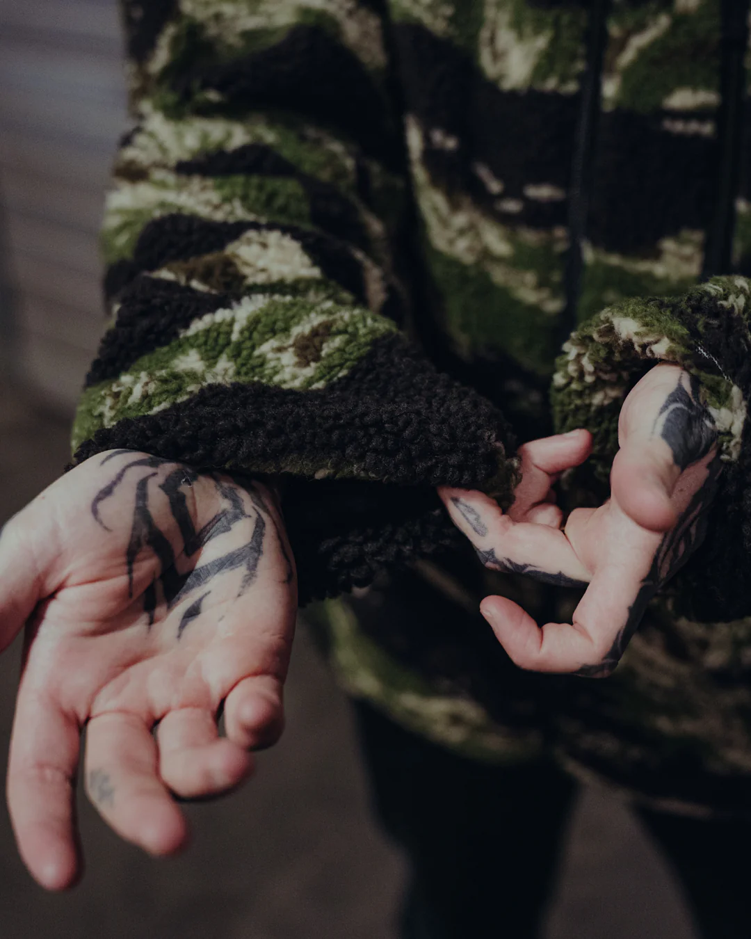 The Snugg - Sherpa Jacket - Tigerstripe classic V2.0 - Image 3