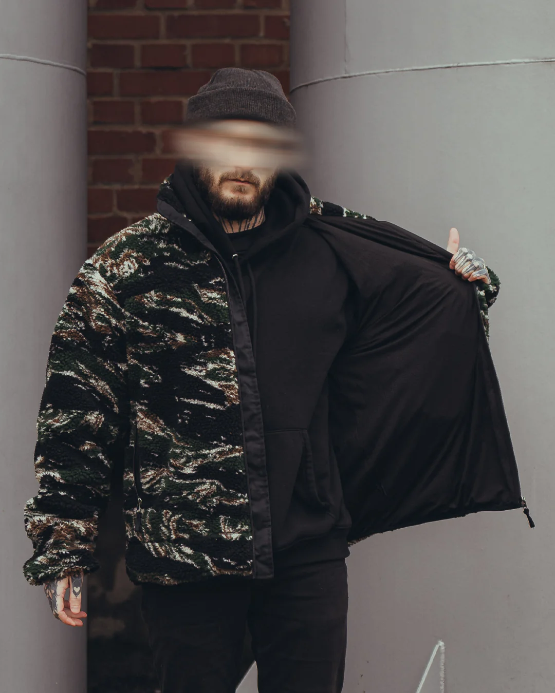 The Snugg - Sherpa Jacket - Tigerstripe classic - Image 4