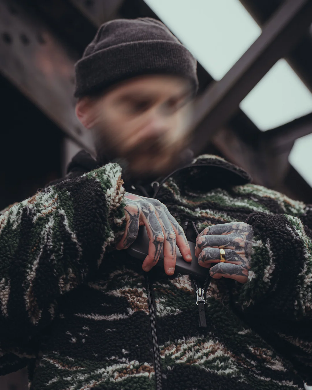 The Snugg - Sherpa Jacket - Tigerstripe classic - Image 6
