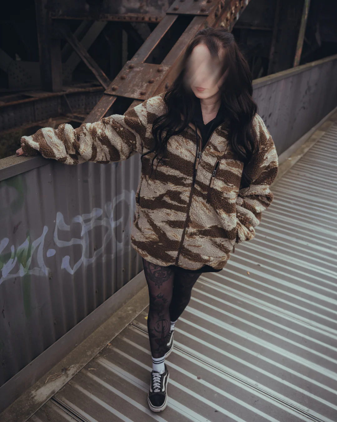 The Snugg - Sherpa Jacket - Tigerstripe desert - Image 18