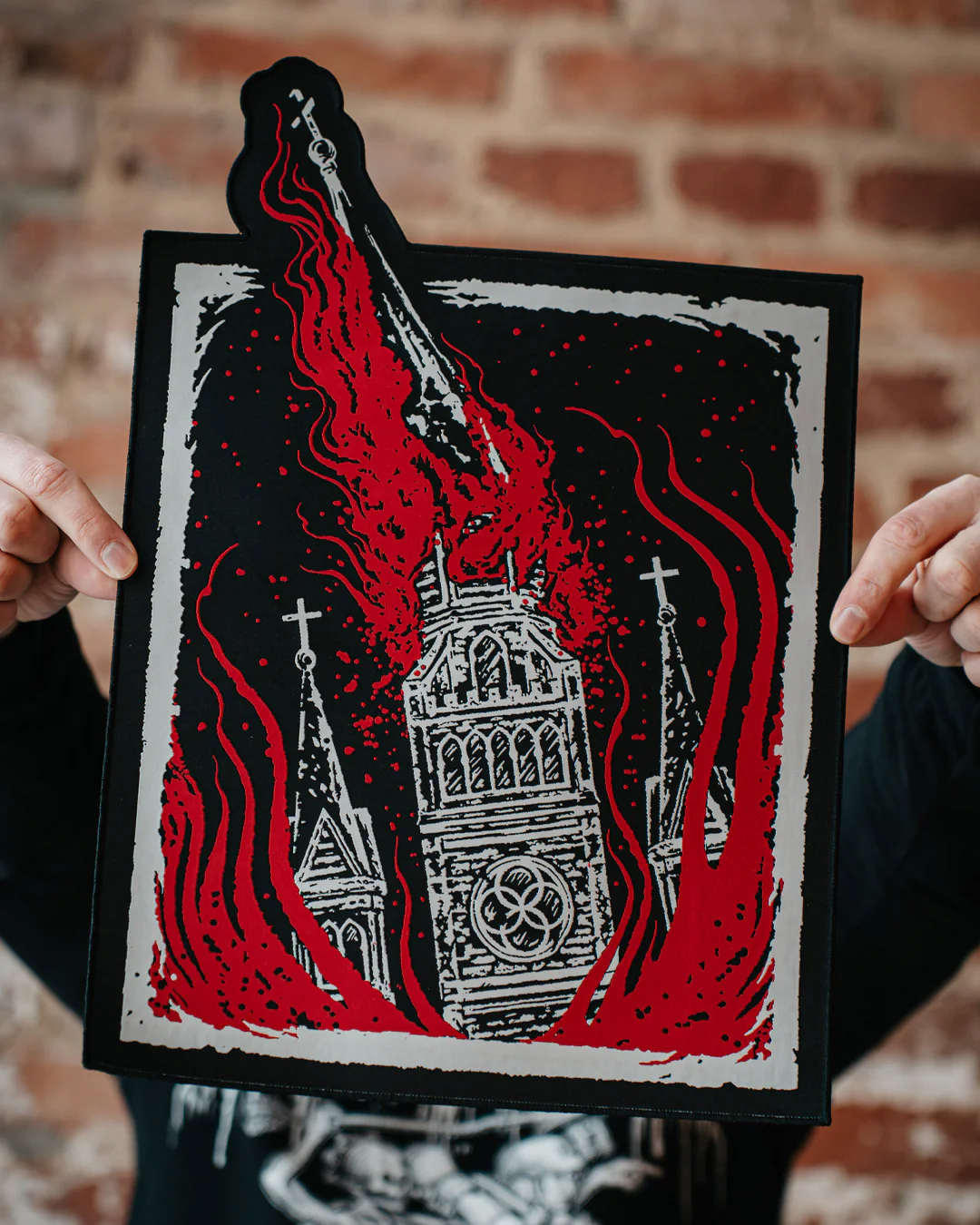 Unholy Fire – 90s Black Metal Tribute - lunar gaze - Backpatch