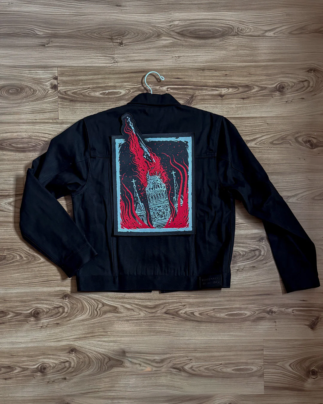 Unholy Fire – 90s Black Metal Tribute - lunar gaze - Backpatch - Image 3