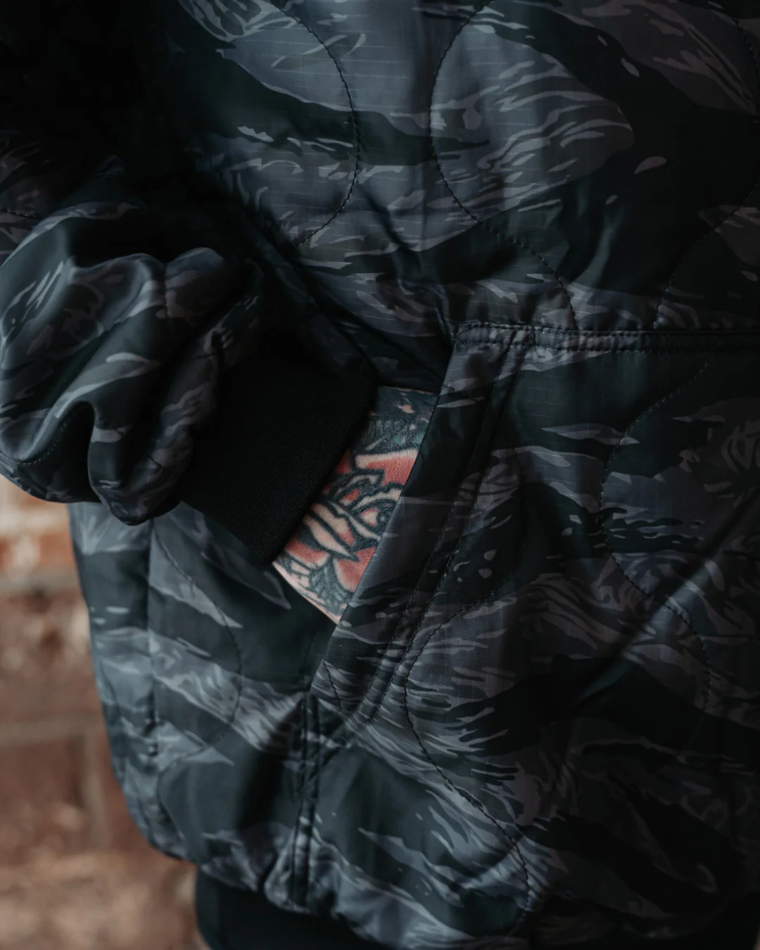 Woobie Hoodie V2.0 - Tigerstripe black / Aeon - Image 11