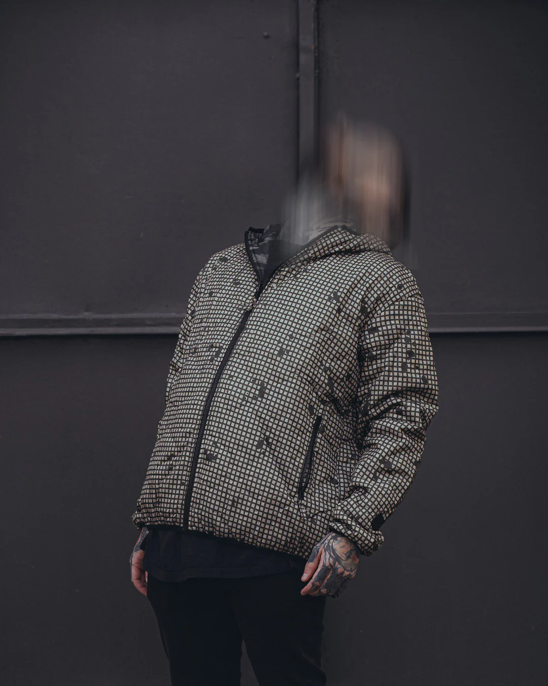Woobie Jacket V2.0 - FORBIDDEN COMBO SPECIAL - DNC / Tigerstripe black reversible - Image 12