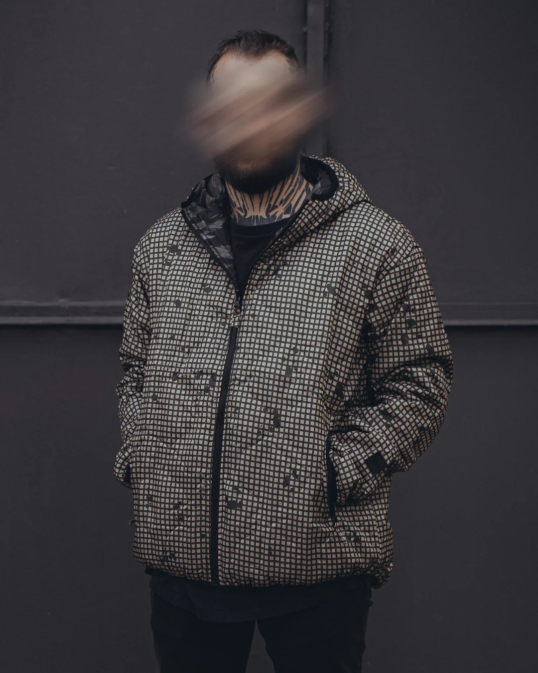 Woobie Jacket V2.0 - FORBIDDEN COMBO SPECIAL - DNC / Tigerstripe black reversible - Image 4