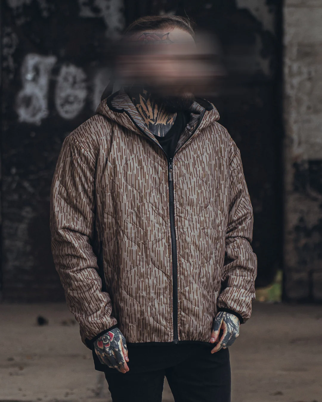 Woobie Jacket V2.0 - Raindrop / EinStrichkeinStrich reversible - Image 18