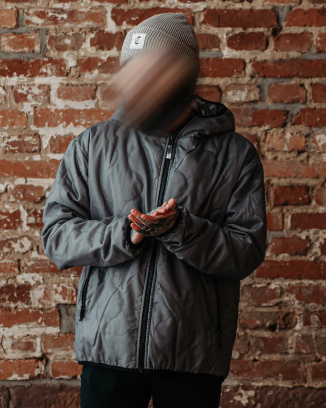 Woobie Jacket V2.0 - Tigerstripe Arctic / Grimestone reversible - Image 3